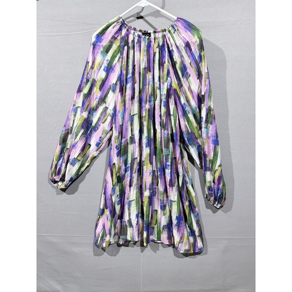 Gigio Babydoll Longsleeve Puffsleeve Geometric One Size